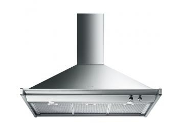 CAMP. SMEG KD100HXE 90CM INOX 830m3/h