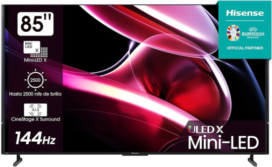 TV HISENSE 85 85UXKQ UHD MINILED X ULED QLED 144H