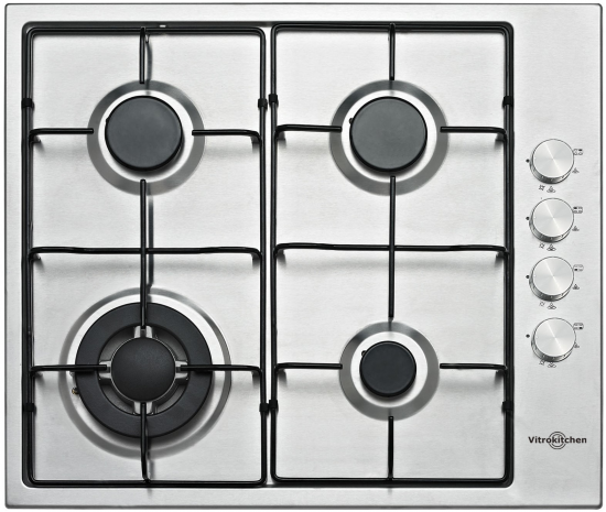 ENCIM. VITROKITCHEN EN640LIN 4F GAS NAT INOX