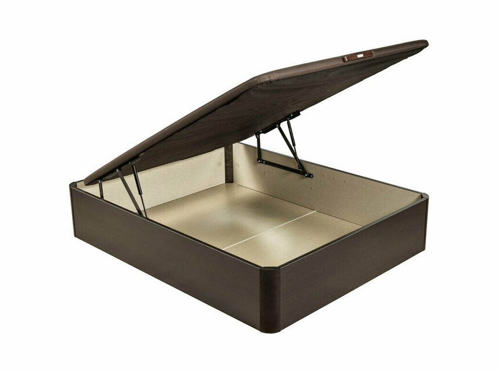 Canapé abatible de alta capacidad de madera de color wengué - NATURBOX 2.0 NATURBOX 2.0