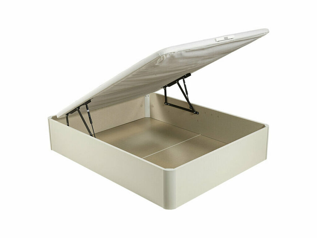 Canapé abatible de alta capacidad de madera de color blanco - NATURBOX 2.0 NATURBOX 2.0