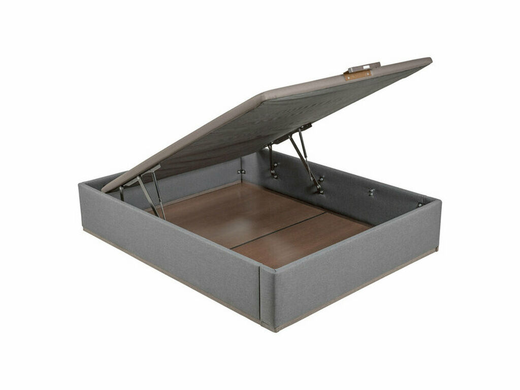 Canapé abatible de alta capacidad tapa única color piombo - DESIGN TAPIZADO DESIGN TAPIZADO