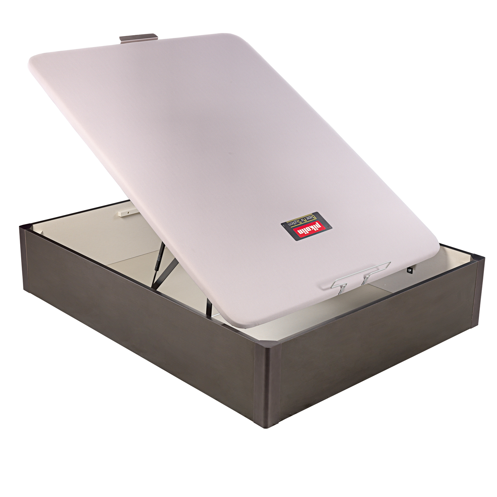 Canapé abatible de madera de alta capacidad tapa única de color wengué DESIGN