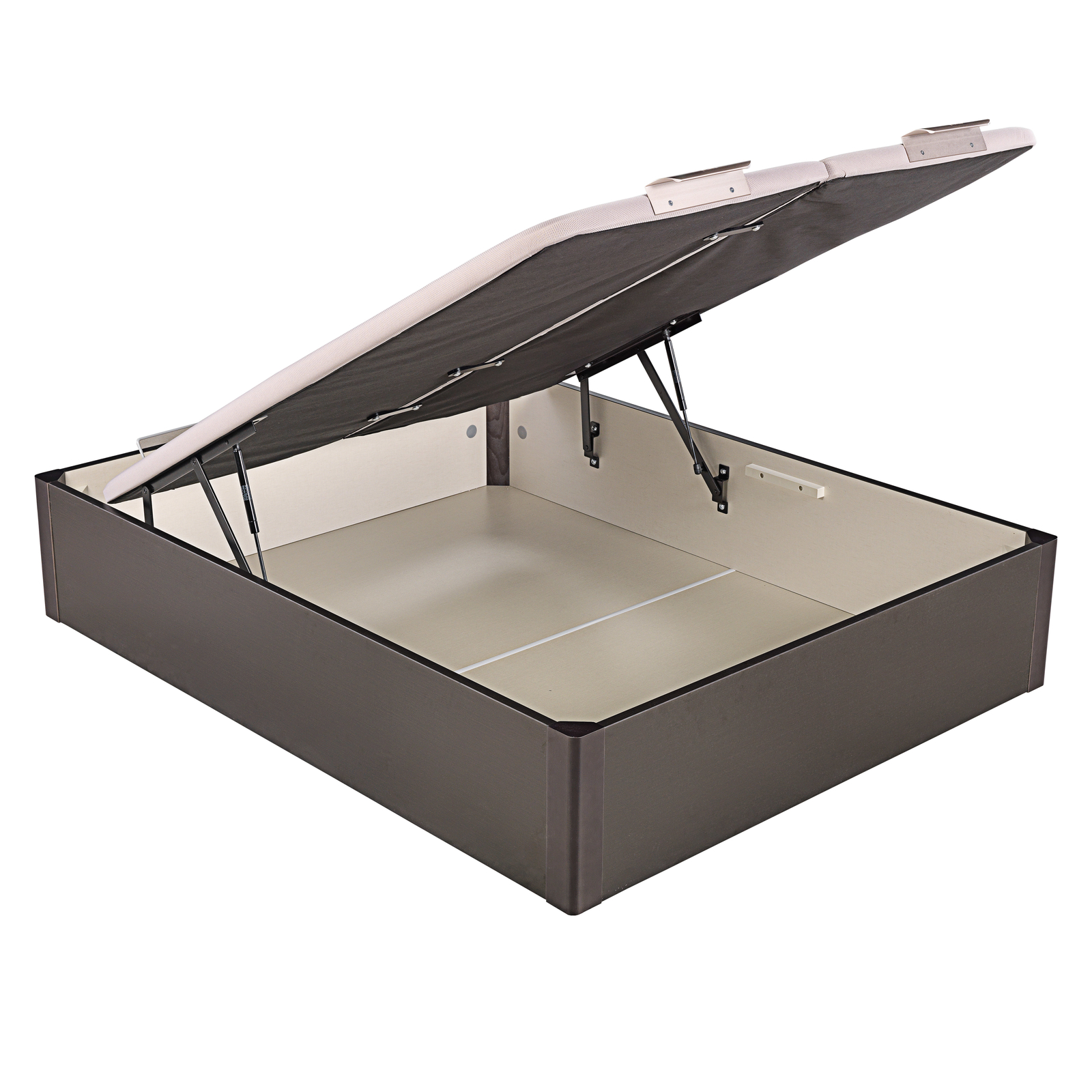 Canapé abatible de madera de alta capacidad tapa doble de color wengué DESIGN