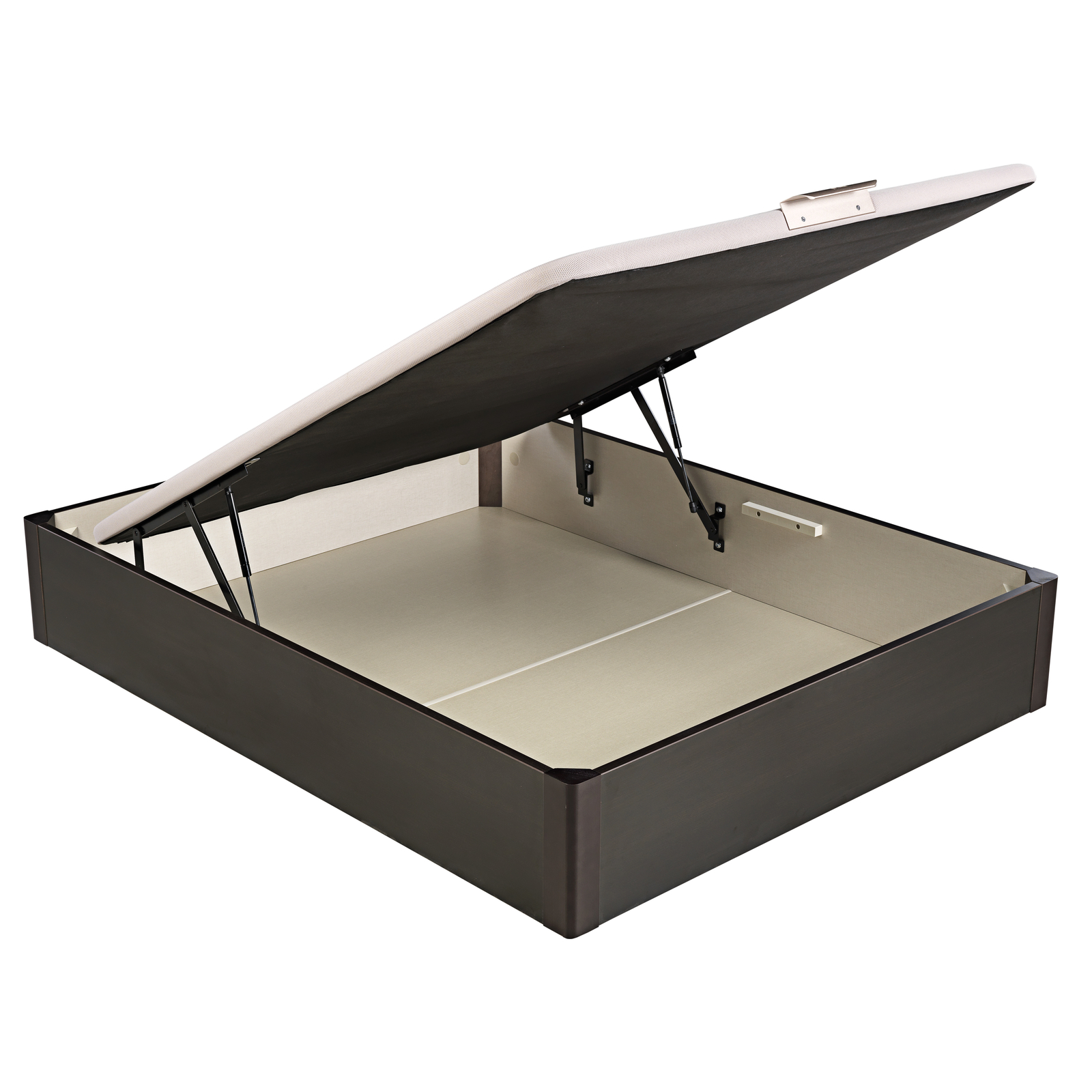 Canapé abatible de madera tapa única de color wengué DESIGN