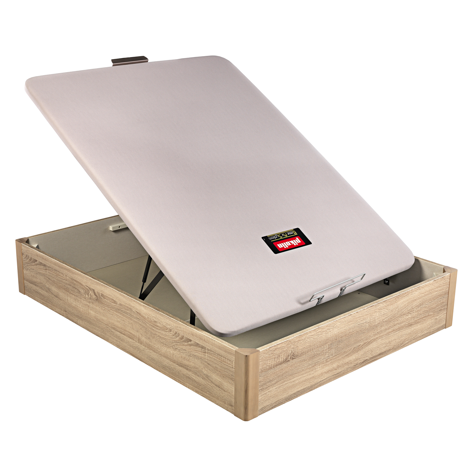 Canapé abatible de madera tapa única de color natural DESIGN